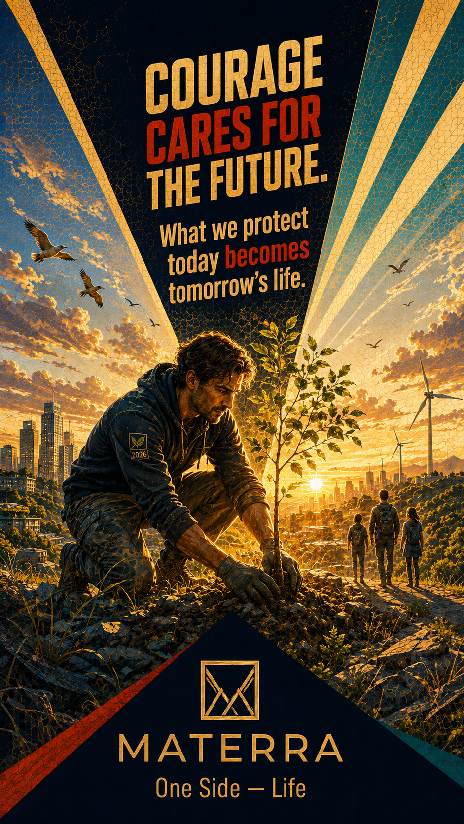 Courage cares for the future