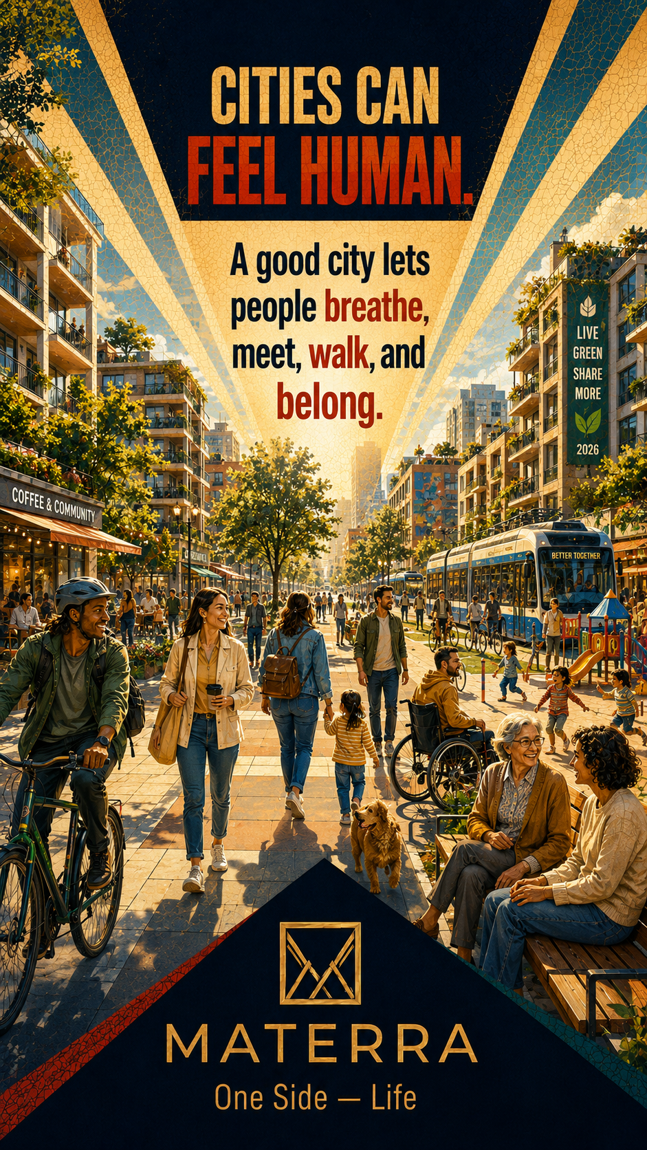 Cities can feel human